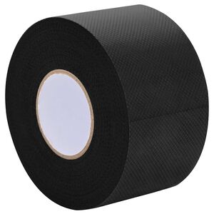 vidaXL Traka za umjetnu travu samoljepljiva Crna 5 cm x 10 m