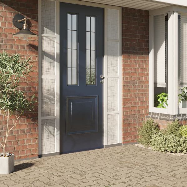 vidaXL Prozorska folija matirana s uzorkom zvijezda 45 x 500 cm PVC