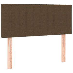 vidaXL Uzglavlje tamnosmeđe 90x5x78/88 cm od tkanine