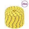 vidaXL Brodski konop žuti 12 mm 25 m od polipropilena