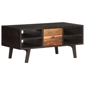 vidaXL Stolić za kavu 100 x 50 x 45 cm od masivnog obnovljenog drva