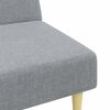 vidaXL 2-dijelni set sofa svjetlosivi od tkanine