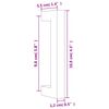 vidaXL Ručke za ormarić 20 kom brončane 96 mm od nehrđajućeg čelika