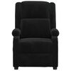 vidaXL Električni naslonjač crni bar&scaron;unasti