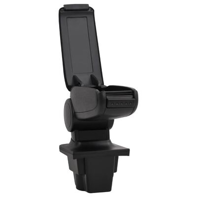 vidaXL Naslon za ruke za automobil crni 16x35x(30-49) cm ABS