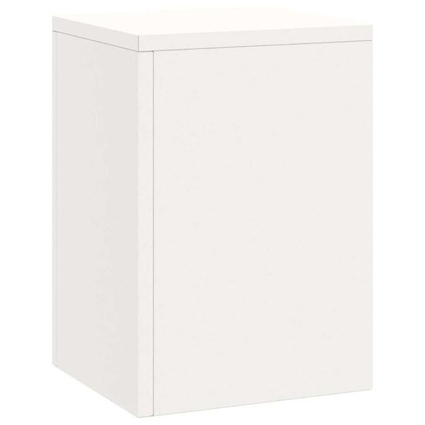 vidaXL Stalak za biljke 3 pcs Bijelo Čelik