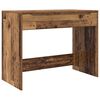 vidaXL Stol s ladicama Staro drvo 100 x 50 x 78 cm Konstrukcijsko drvo