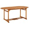 vidaXL Vrtni blagovaonski stol 180 x 90 x 75 cm masivno bagremovo drvo