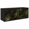 vidaXL TV ormar za montažu na zid ELBURG 102 x 33 x 40 cm Crni hrast