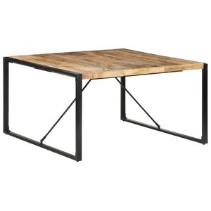 vidaXL Blagovaonski stol 140 x 140 x 75 cm od grubog drva manga