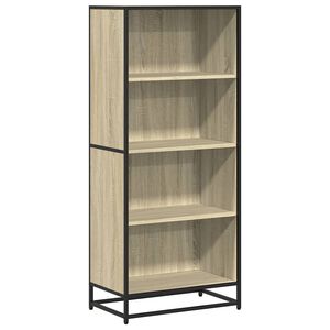 vidaXL Polica za knjige sonoma hrast 60x35x139 cm konstruirano drvo