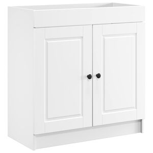 vidaXL Ormarić ispod umivaonika Bijela 56 x 37,5 x 81 cm