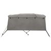 vidaXL Tenda bimini s 4 luka i bočnim stijenkama 243x(230-244)x137 cm