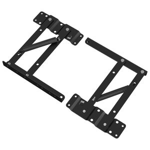 vidaXL Mehanizam za podizanje kreveta 2 pcs Crna 340 x 95 x 40 mm