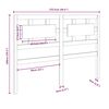 vidaXL Uzglavlje za krevet boja meda 125,5x4x100 cm masivna borovina