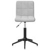 3087678 vidaXL Swivel Dining Chairs 6 pcs Light Grey Velvet (334429&times;3)
