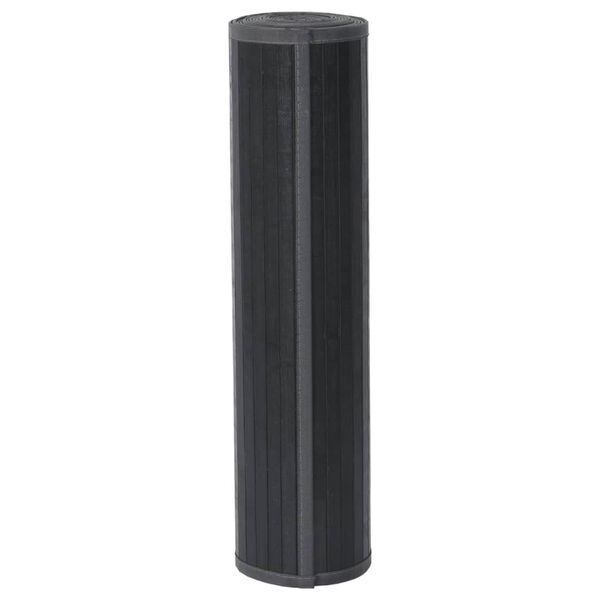 vidaXL Tepih pravokutni sivi 80 x 200 cm od bambusa
