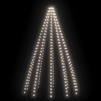 vidaXL Mrežasta svjetla za božićno drvce 300 LED hladna bijela 300 cm