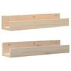 vidaXL Zidne police 2 kom 50 x 12 x 9 cm od masivne borovine