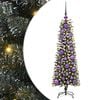 vidaXL Umjetno božićno drvce Zelena 120 cm PVC, Plastika i Čelik