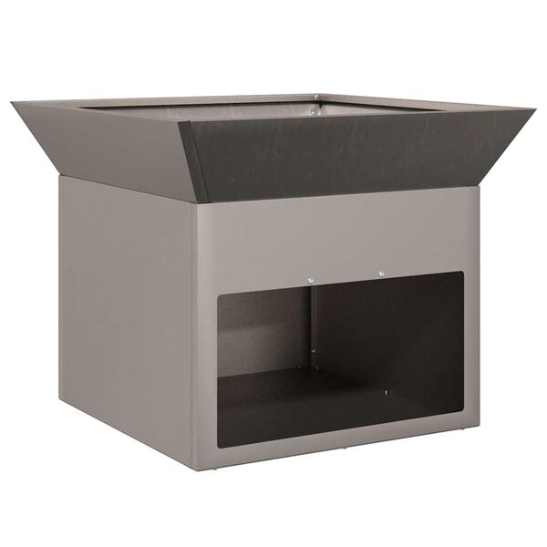 vidaXL Kamin Rđa 50 x 50 x 40 cm Otporni čelik