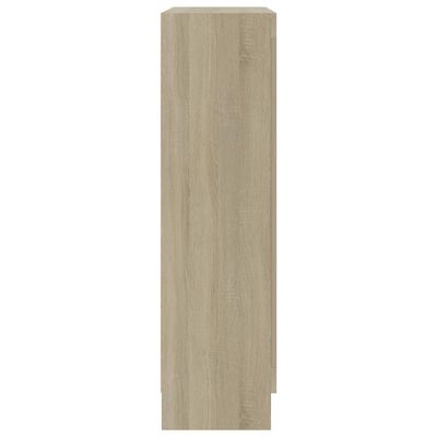 vidaXL Vitrina boja hrasta sonome 82,5x30,5x115 cm konstruirano drvo