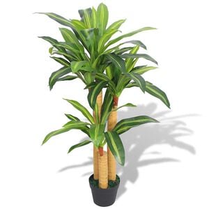 vidaXL Umjetna biljka Dracena s posudom 100 cm Zelena