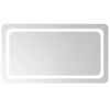 vidaXL LED kupaonsko ogledalo 90x50 cm