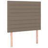 vidaXL Krevet s oprugama i madracem smeđesivi 120 x 190 cm od tkanine
