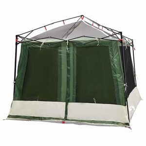 vidaXL Unutarnji &scaron;ator s krovom Zelena 291 x 291 x 240 cm taft