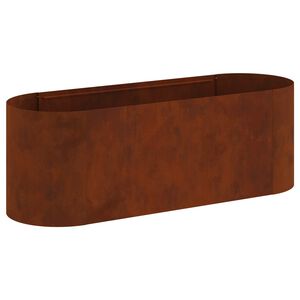 vidaXL Povi&scaron;eni vrtni krevet Otporni čelik 120 x 40 x 40 cm