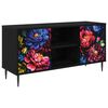 vidaXL TV ormar KIEL 102 x 33 x 51 cm Crni hrast Konstruirano drvo