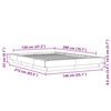 vidaXL Okvir kreveta boja hrasta 120x200 cm od konstruiranog drva