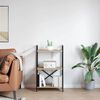 vidaXL Polica Sonoma hrast 56 x 34 x 96 cm Konstruirano drvo