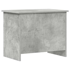 vidaXL Skladi&scaron;ni kovčeg s pohranom Betonska siva 60 x 40 x 50 cm
