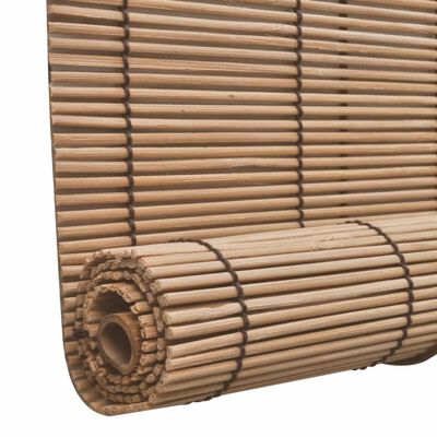 Smeđe rolete od bambusa 80 x 160 cm