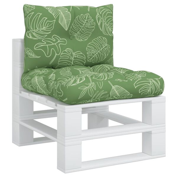 vidaXL Jastuci za palete 2 kom s uzorkom li&scaron;ća od tkanine Oxford