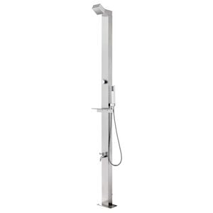 vidaXL Vrtni tu&scaron; od nehrđajućeg čelika 220 cm