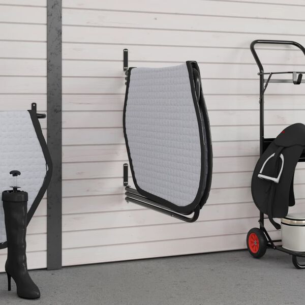 vidaXL Stalak za podsedlicu s 3 kraka crni željezni