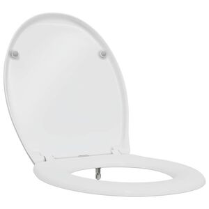 vidaXL WC daska Bijelo 47 x 37 x 4 cm Duroplast