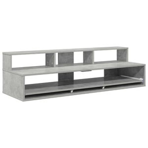 vidaXL Studio radni stol Betonska siva 152 x 42,5 x 36 cm