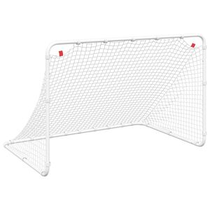 vidaXL Nogometni gol Bijeli 122x81x81 cm Čelik