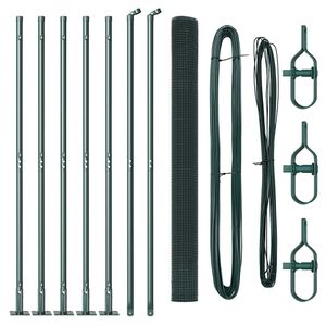 vidaXL Stup za ogradu Zelena