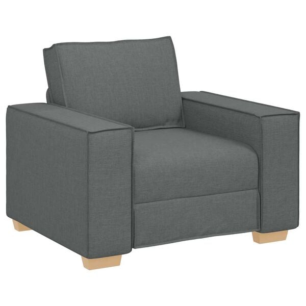 vidaXL Sofa fotelja tamno siva 100x78x84 cm tkanina