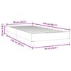 vidaXL Box spring krevet bez madracem tamnoplavi 90x220 cm bar&scaron;unasti