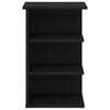 vidaXL Pomoćni ormarić Crni hrast 35 x 35 x 55 cm Konstruirano drvo