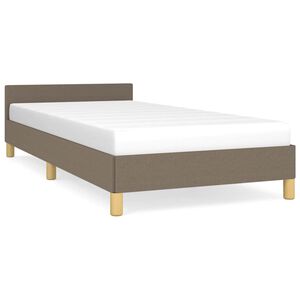 vidaXL Okvir za krevet s uzglavljem bez madraca 80x200 cm tkanine