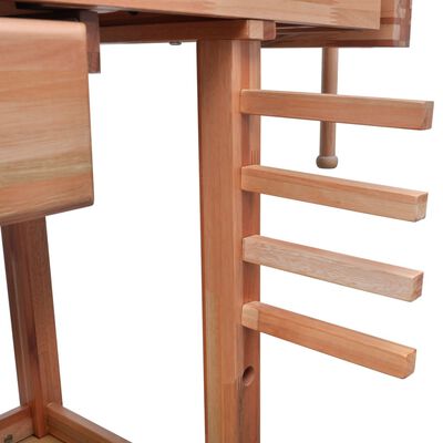 vidaXL Radni stolarski stol s ladicom i 2 stege drveni