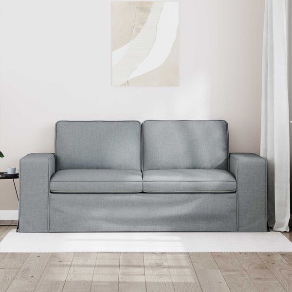 vidaXL Sofa Svijetlo siva 182 x 80 x 82 cm tkanina