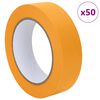 vidaXL Trake za maskiranje slikara 50 pcs Žuta 30mm x 50m Papir